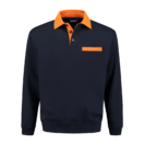 Indushirt-PSW-300-Polo-sweater-marine_orange_front-1.png